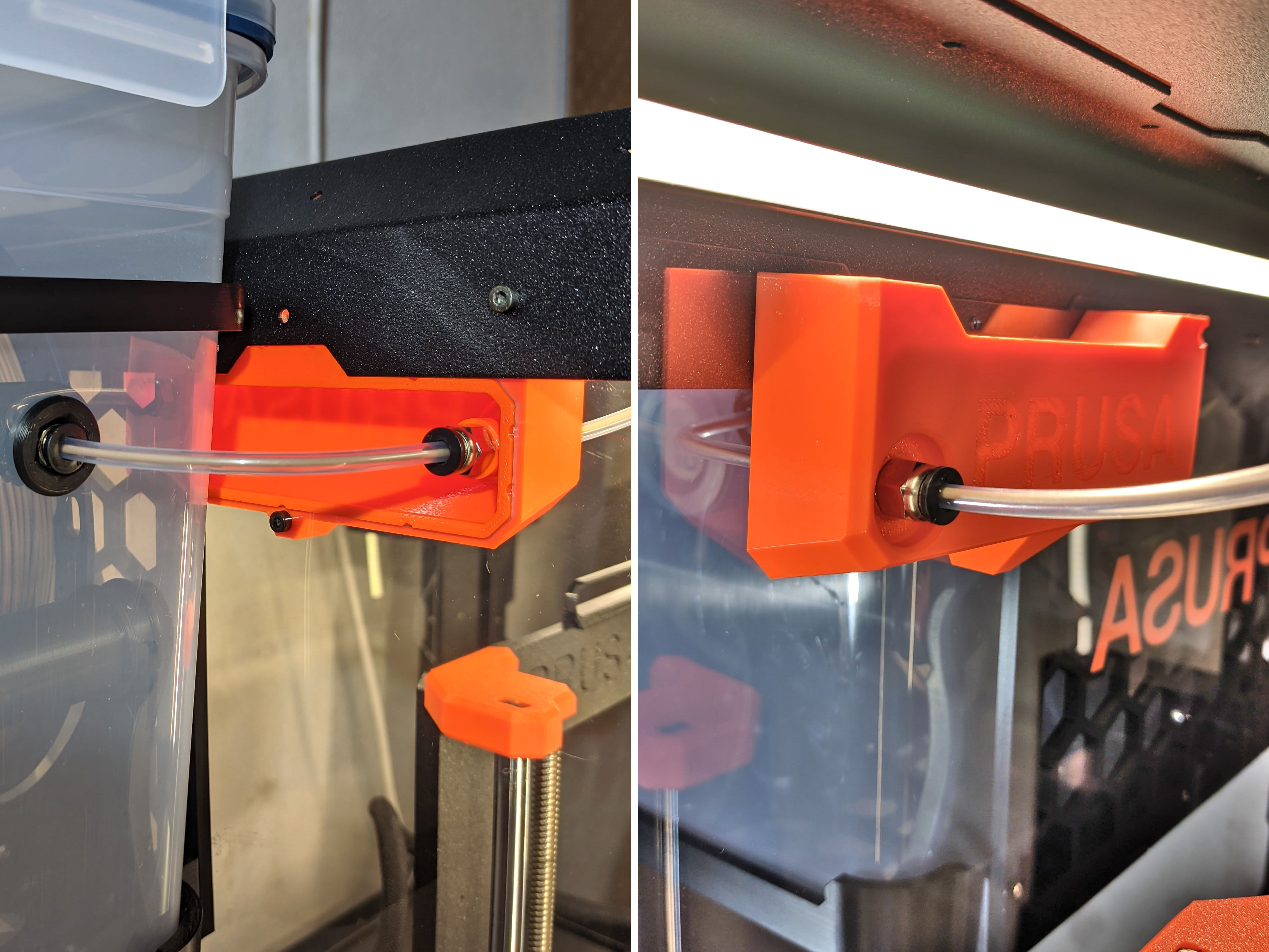 Transport Handle Filament Pass Thru / Through for Prusa Enclosure
