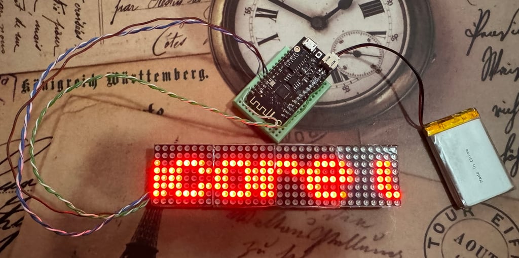 Affichage LED Steampunk — miniatura 6