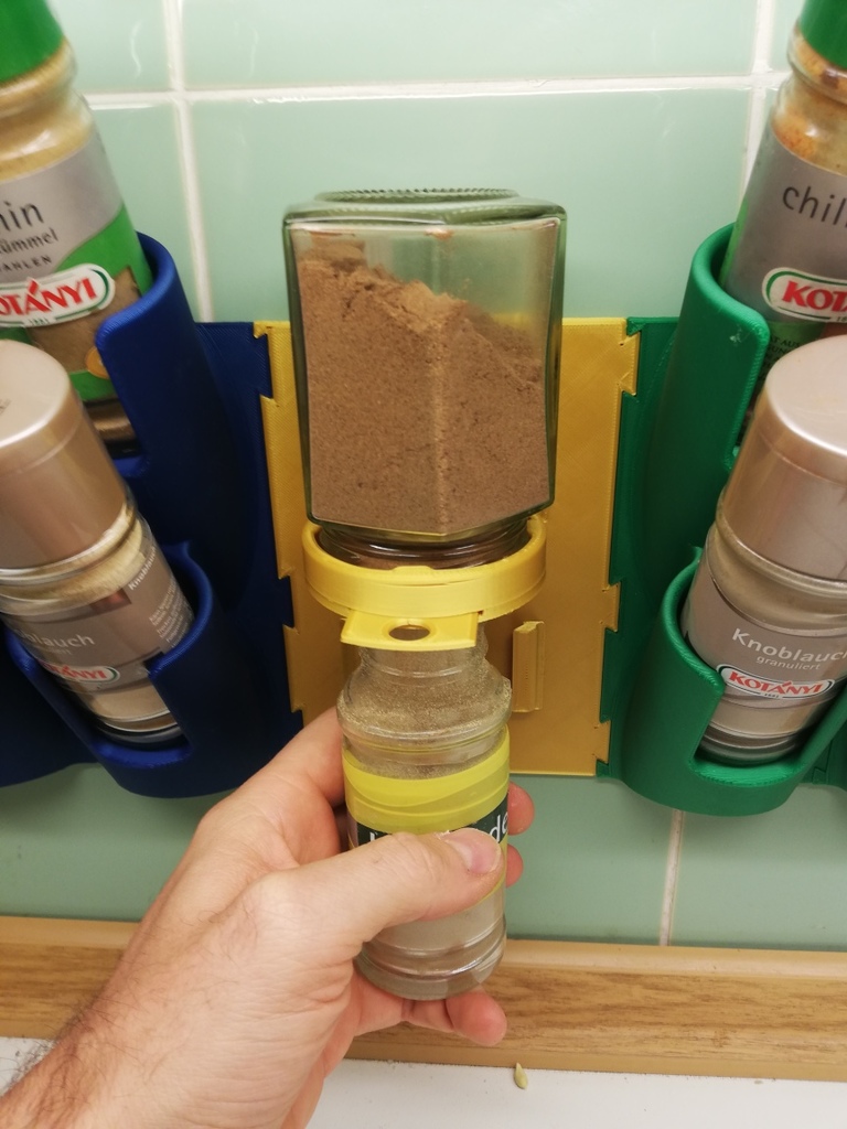 Miniatura 2 do modelo 3D Modular Spice rack