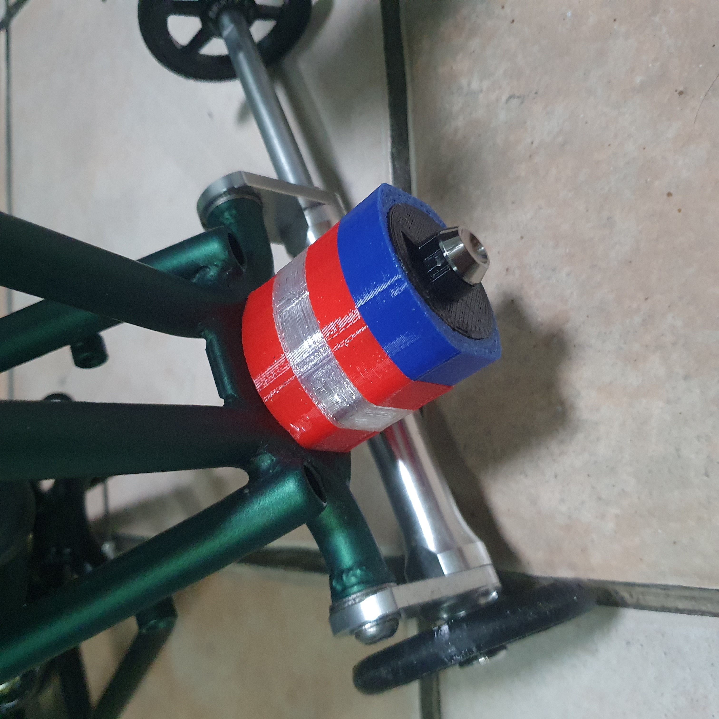 Brompton & Trifold Bicycle Suspension Block - Multicolor