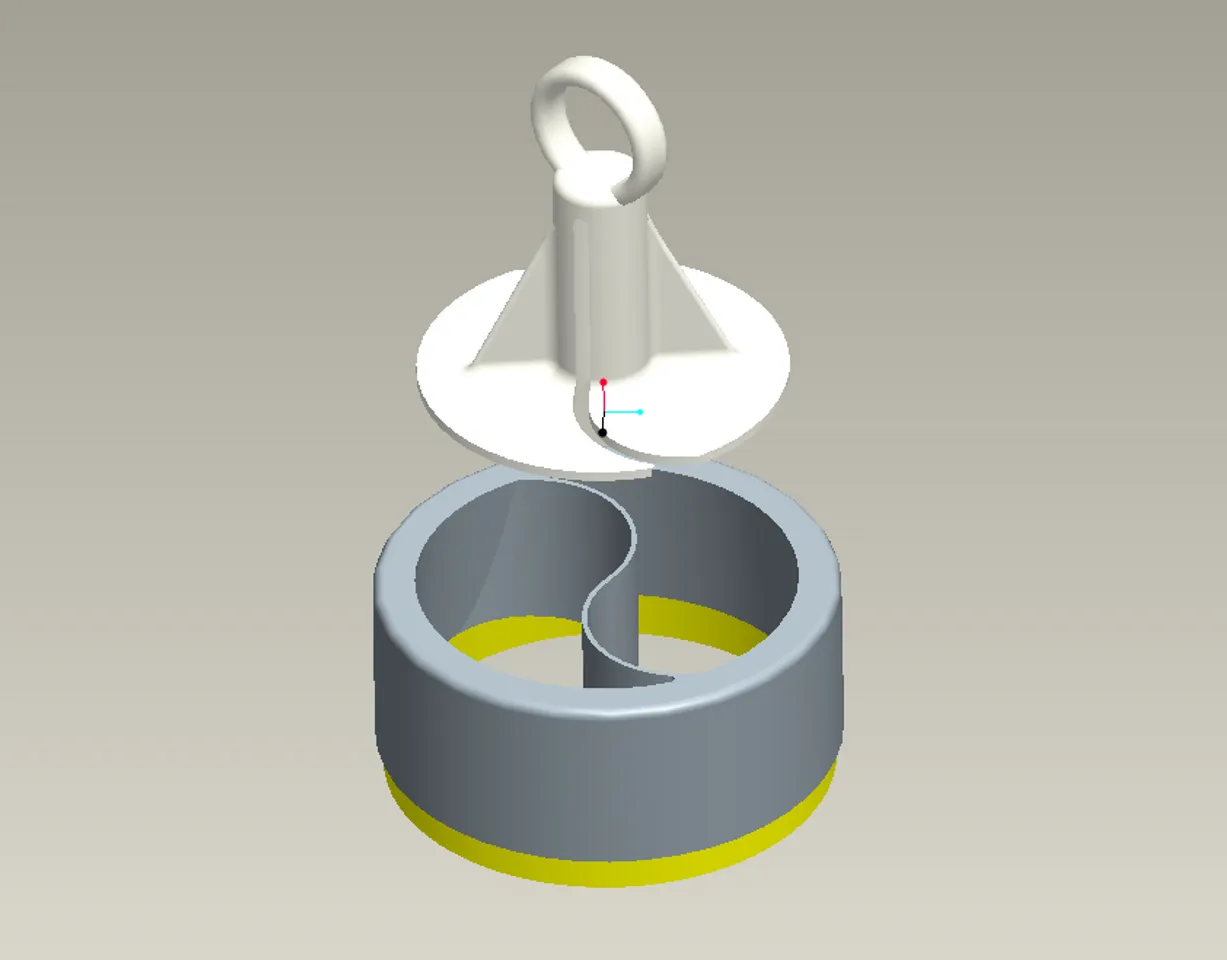 Servierring (Dessert ring) yin yang von KB_Prototypes