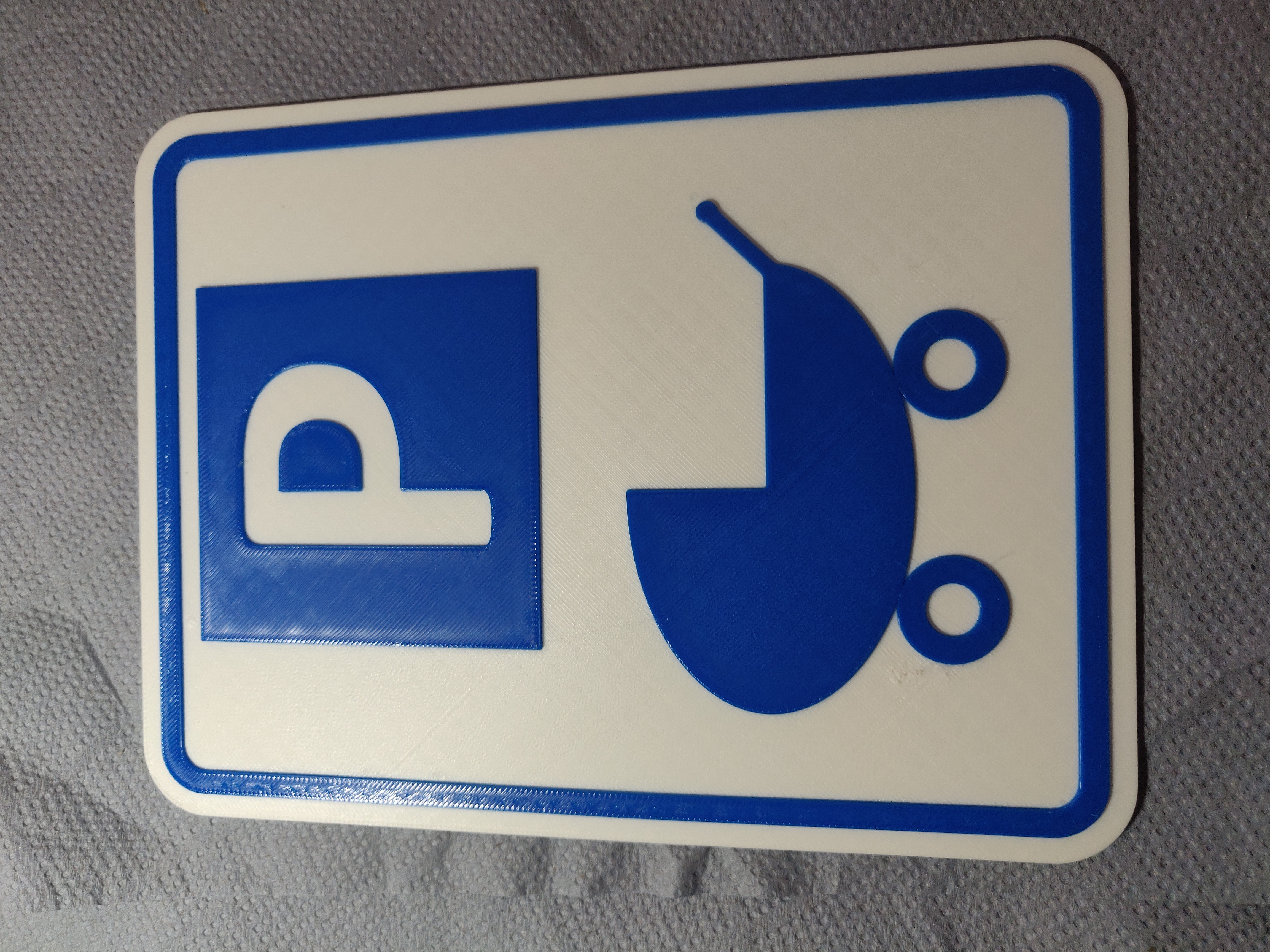 Stroller Parking Sign