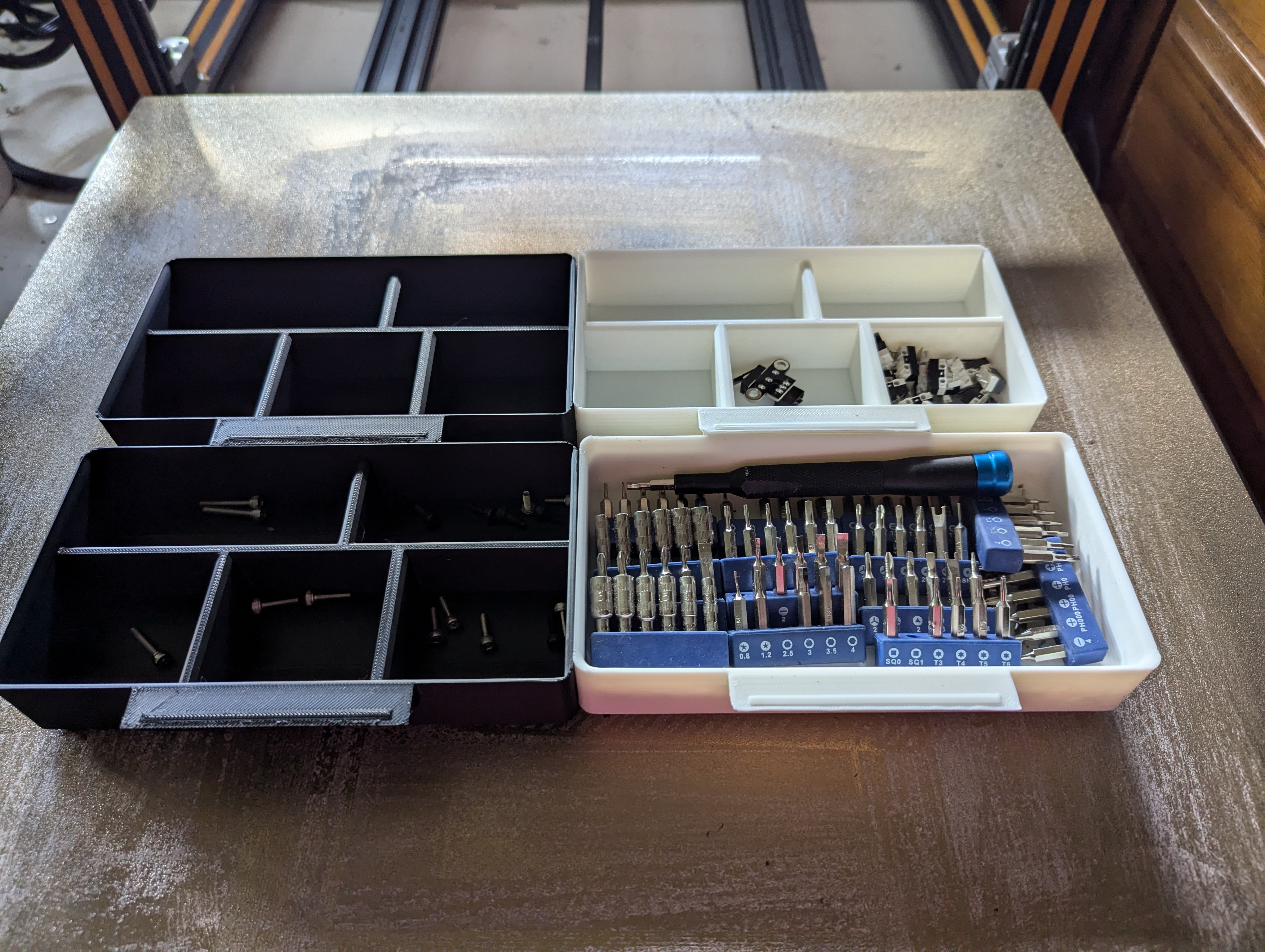 Miniatura 3 do modelo 3D Stackable Sorting Trays
