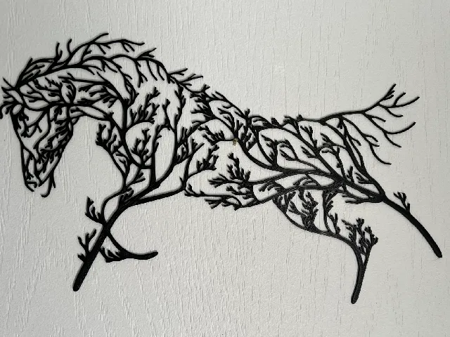 Organic Horse Wall Art