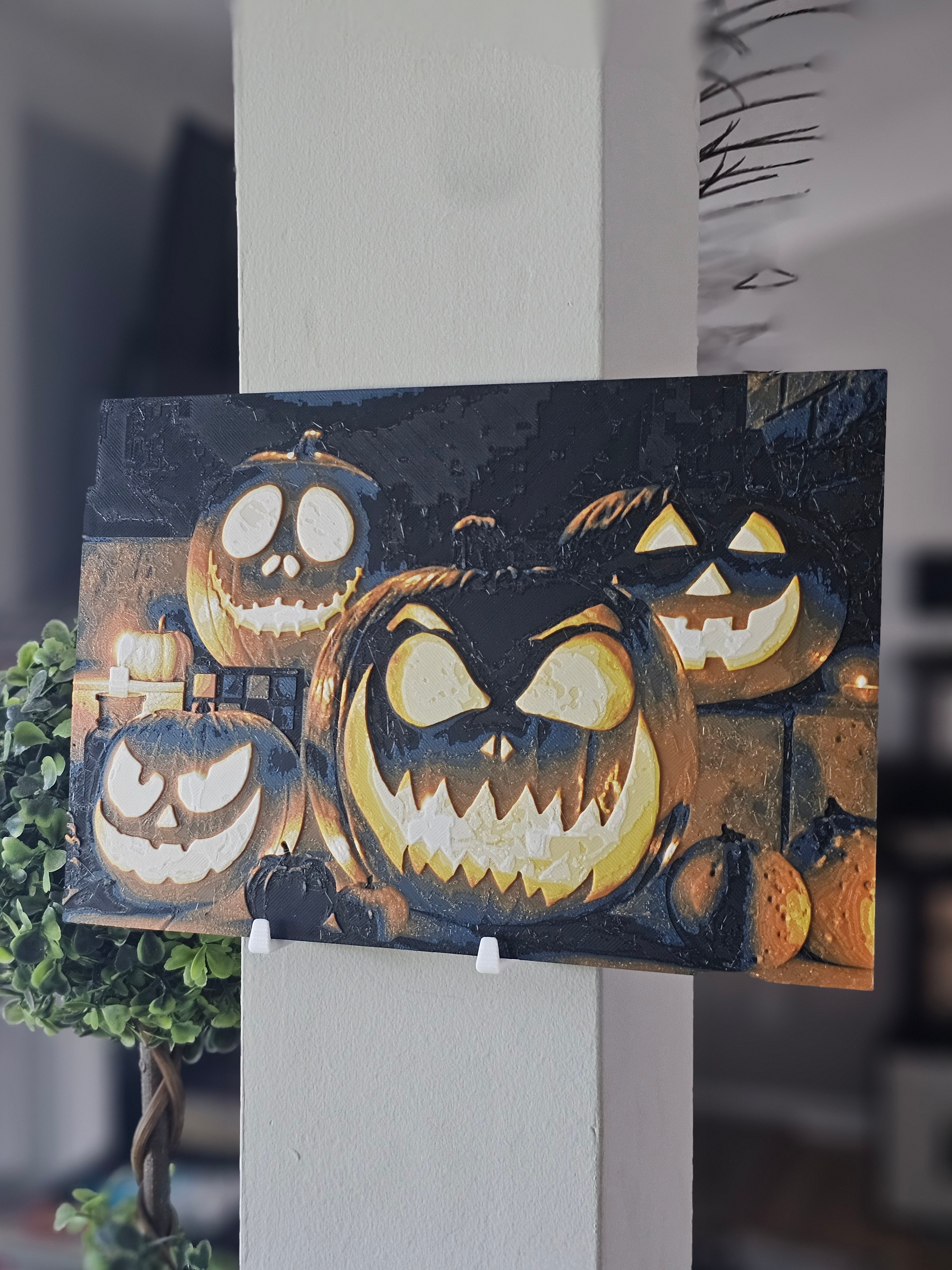 Jack-O-Lantern Halloween Hueforge