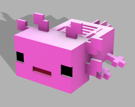 Axolotl nintendo card