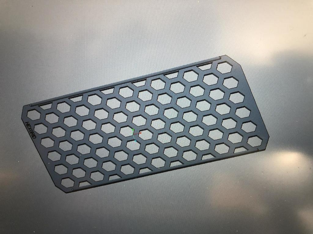 Miniatura 2 do modelo 3D HEXGRID Einsatz MK1