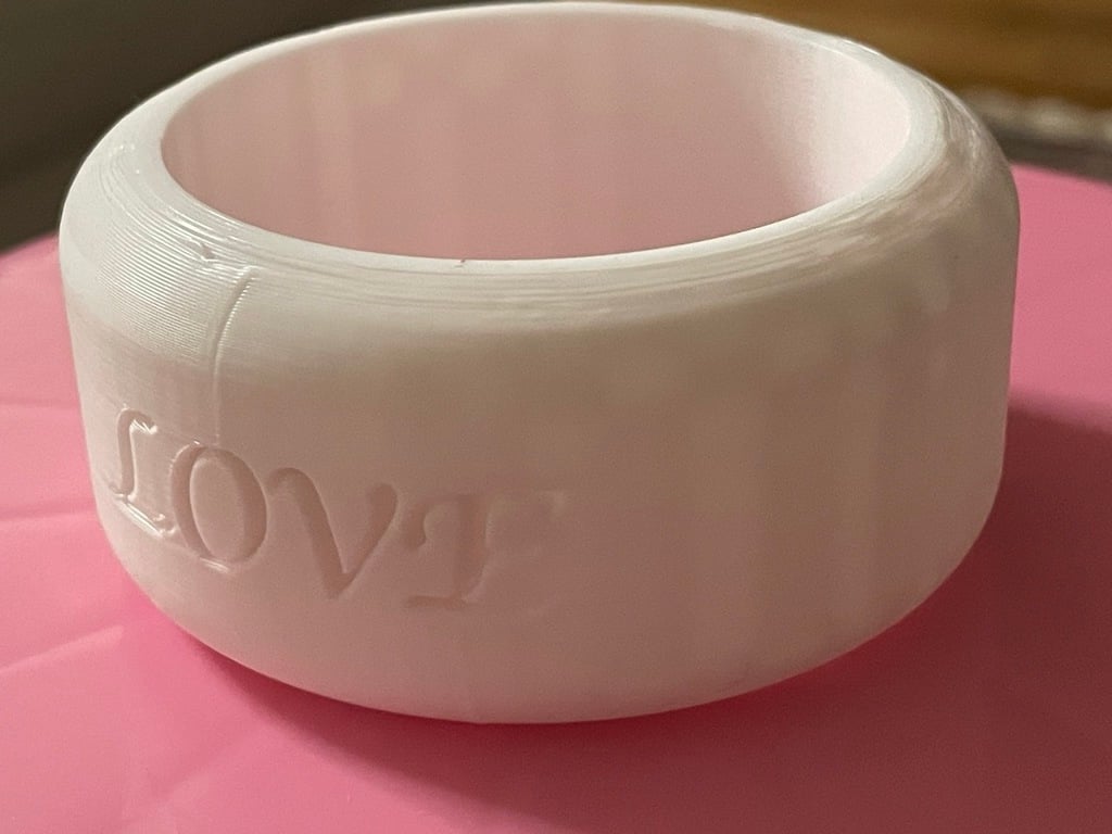 Napkin ring - LOVE