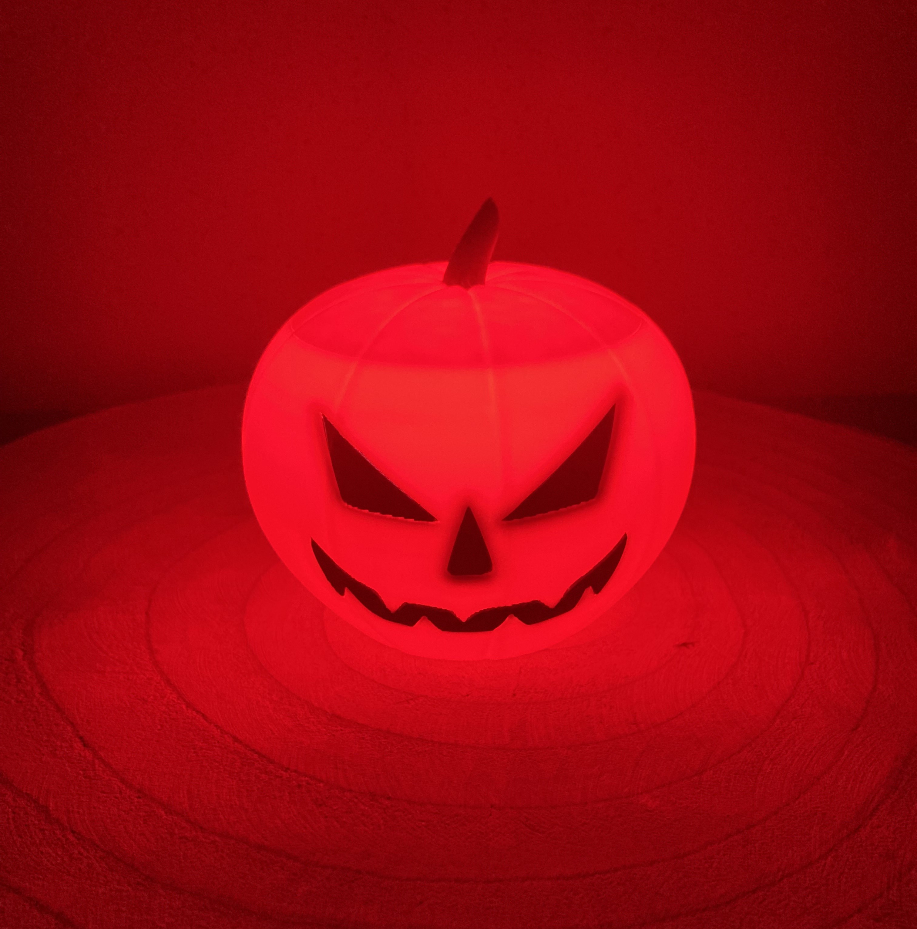 Halloween Pumpkin Lamp Small Size