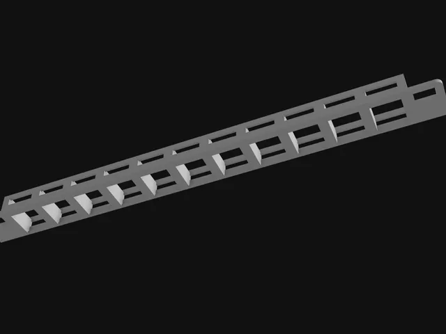 Super Slim 11-Port Keystone Panel for 10 inch Rack