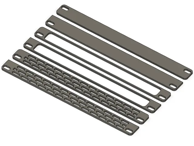 10-inch 1/2U Rack Mount Blanks