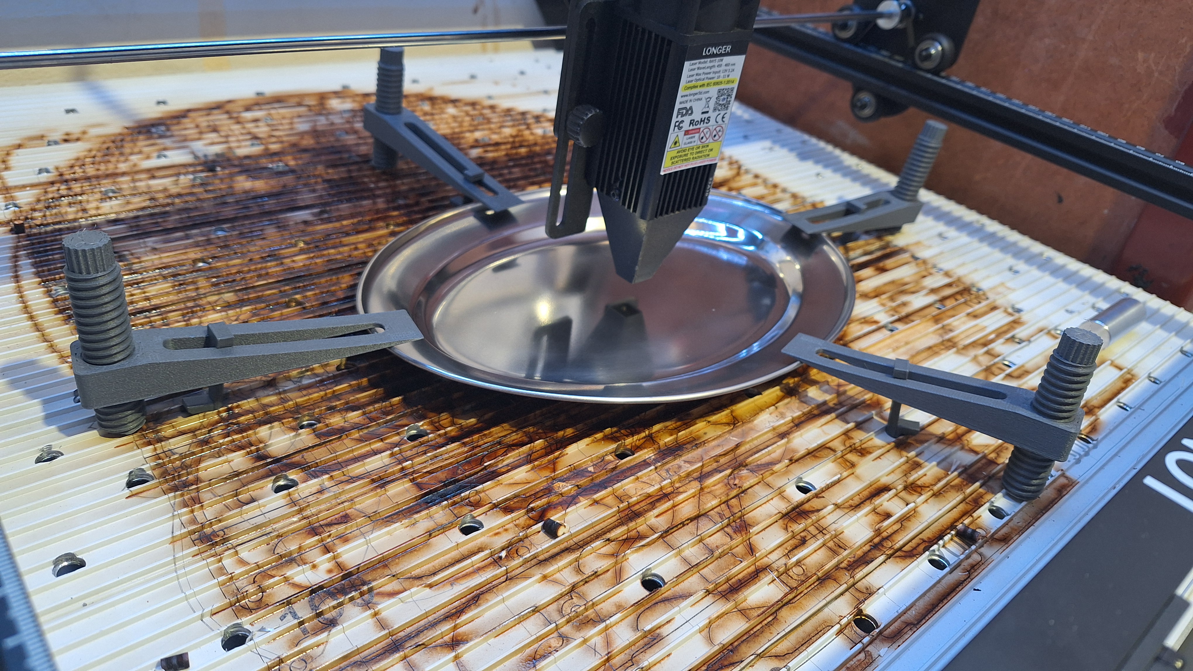 Desk pusher CNC for 7mm holes