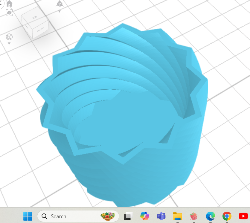 Miniatura 5 do modelo 3D Twisted Star Basic Pen Holder