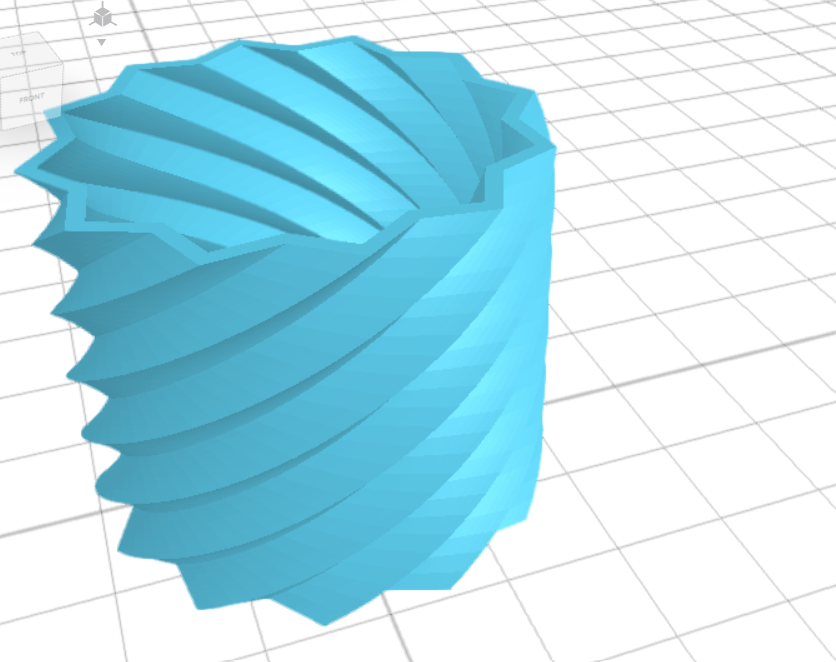 Miniatura 3 do modelo 3D Twisted Star Basic Pen Holder