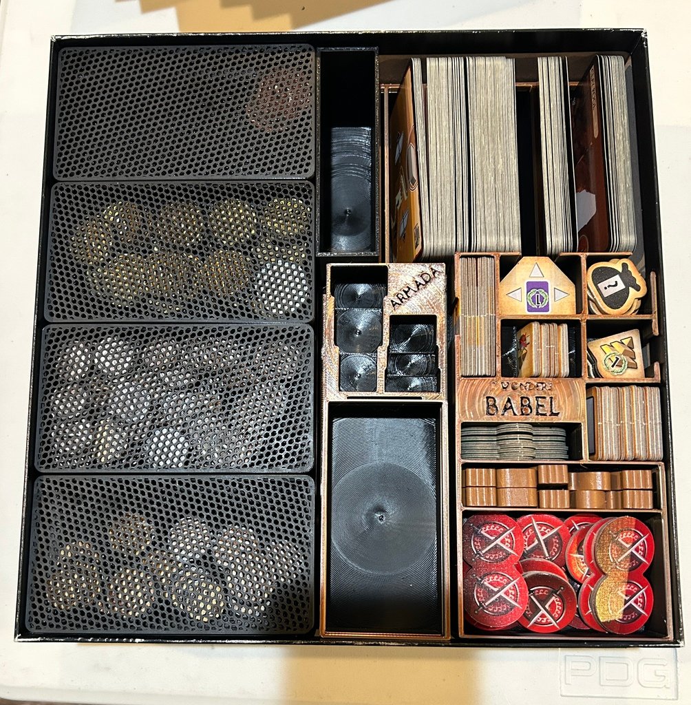7 Wonders Box Organizer/Insert - All Expansions