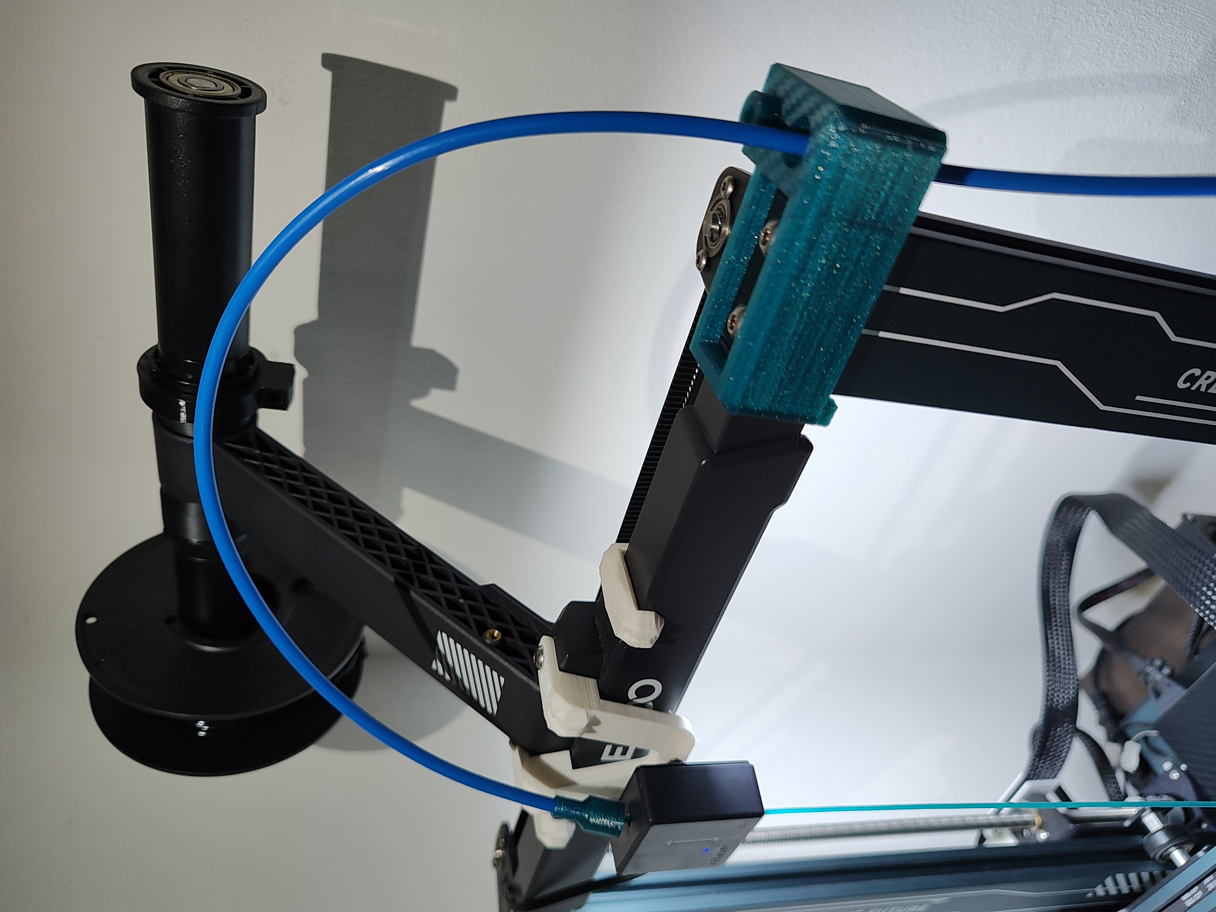 PTFE Tube Holder for External Dry Boxes - Elegoo Neptune 3 Pro
