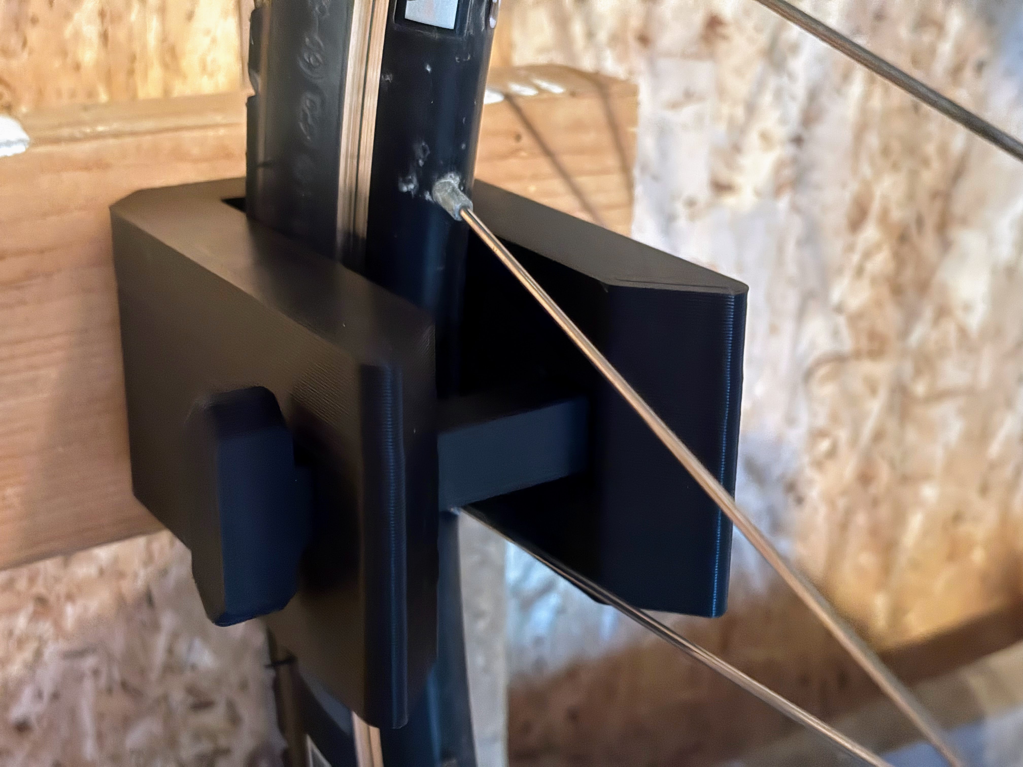 Maglock bike wall mount (parametric)