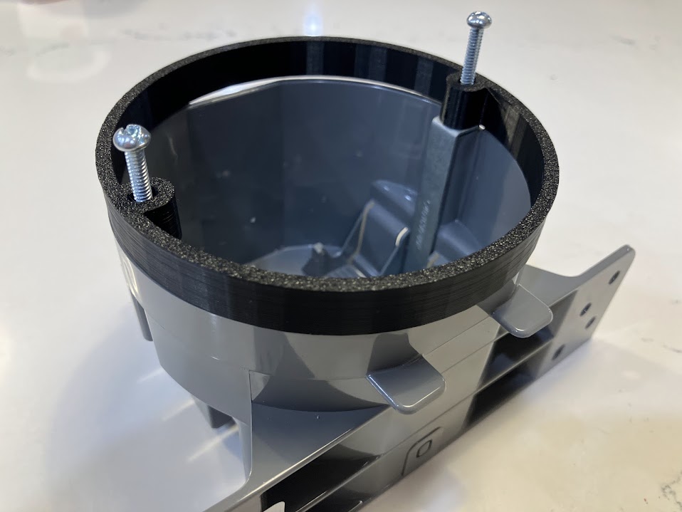 Round Electrical Junction Box Extension Ring (Scaleable) by Rodsky