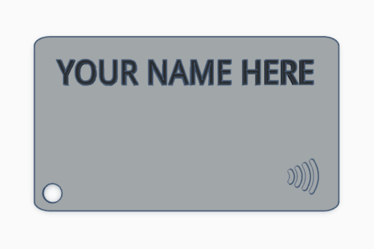 DIY NFC Business Card or Personal Card