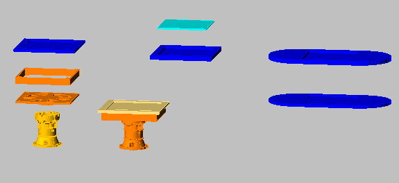 Miniatura 2 do modelo 3D Mini Castle Chess Table