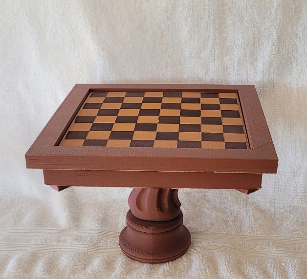 Miniatura 3 do modelo 3D Mini (Knight) Chess Table