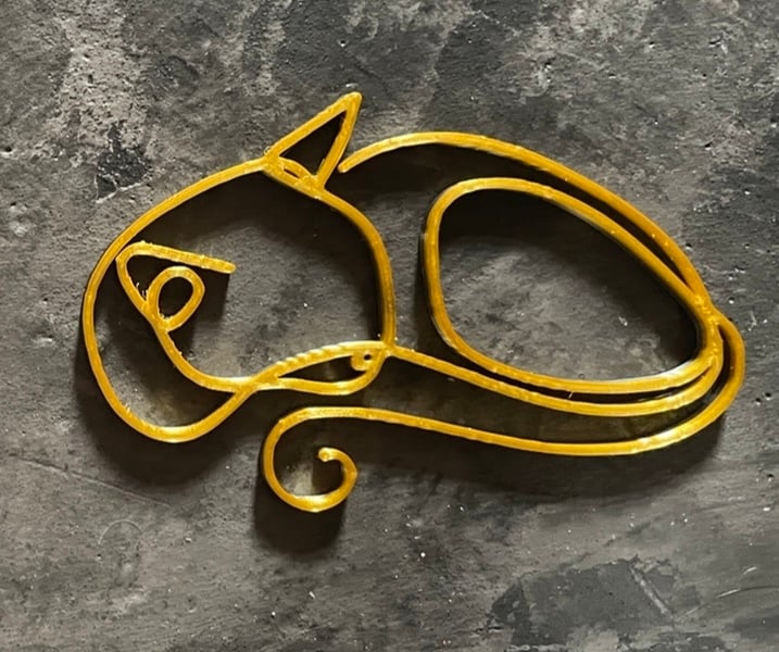Cat Art Line 2