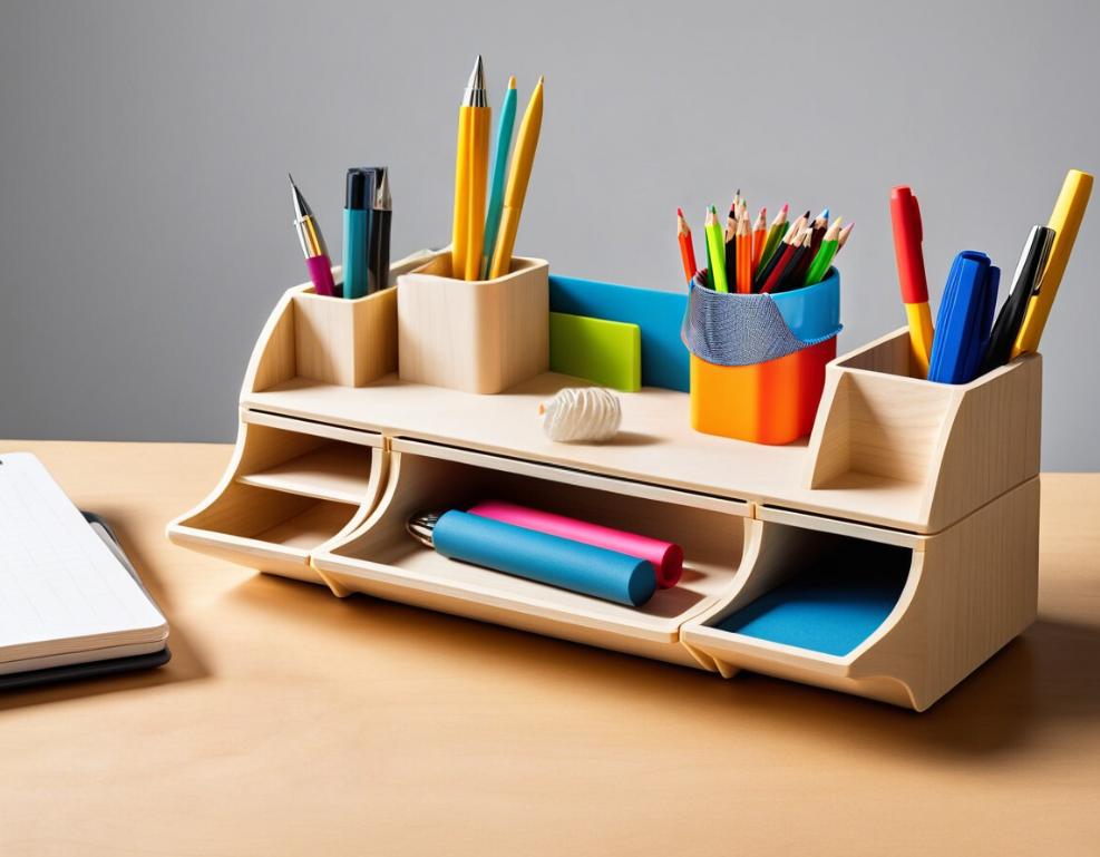 Desk Organizer with Three Drawers XL