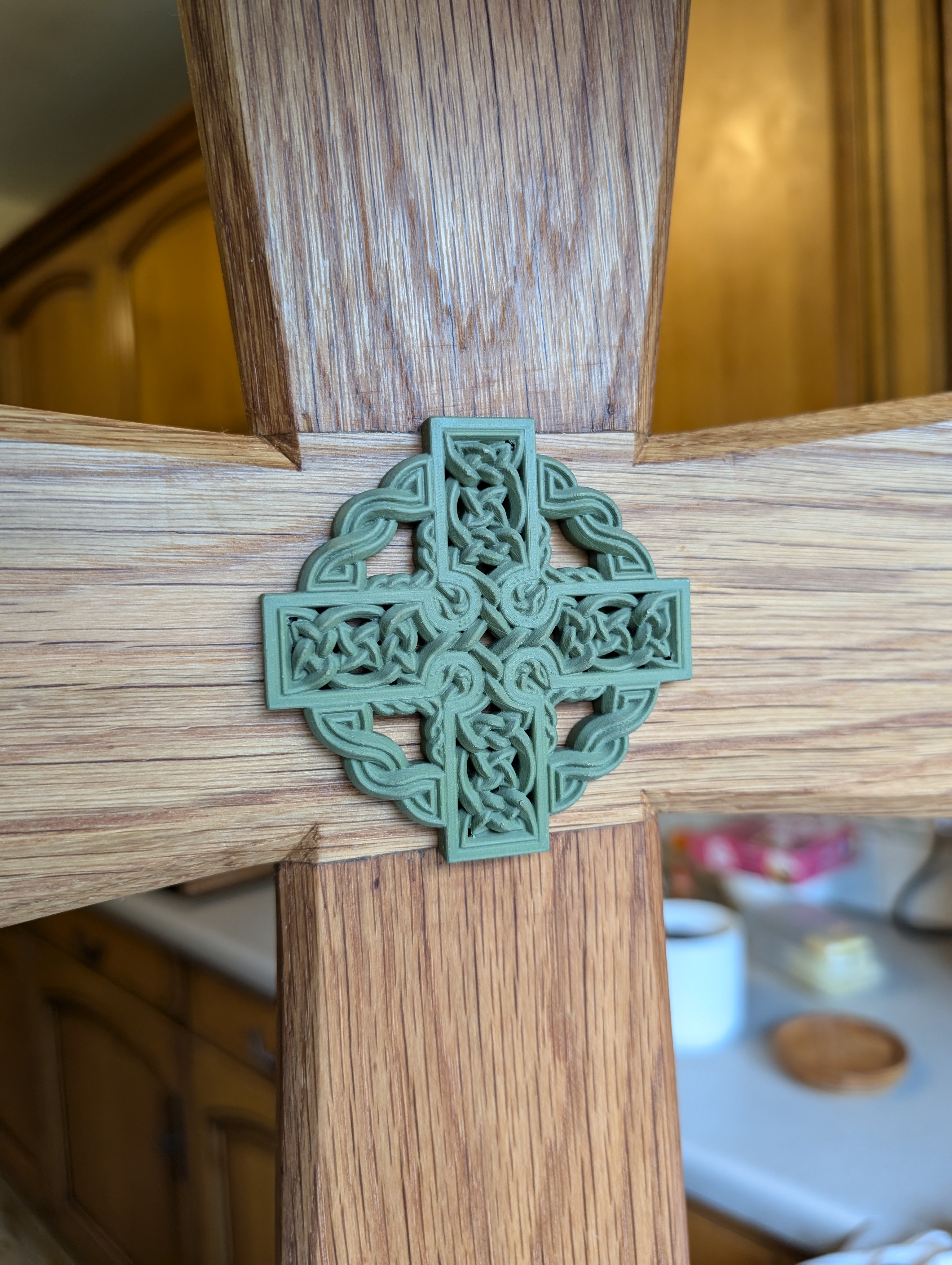 Celtic Cross Mountable - Embedded M3 Nuts — miniatura 4