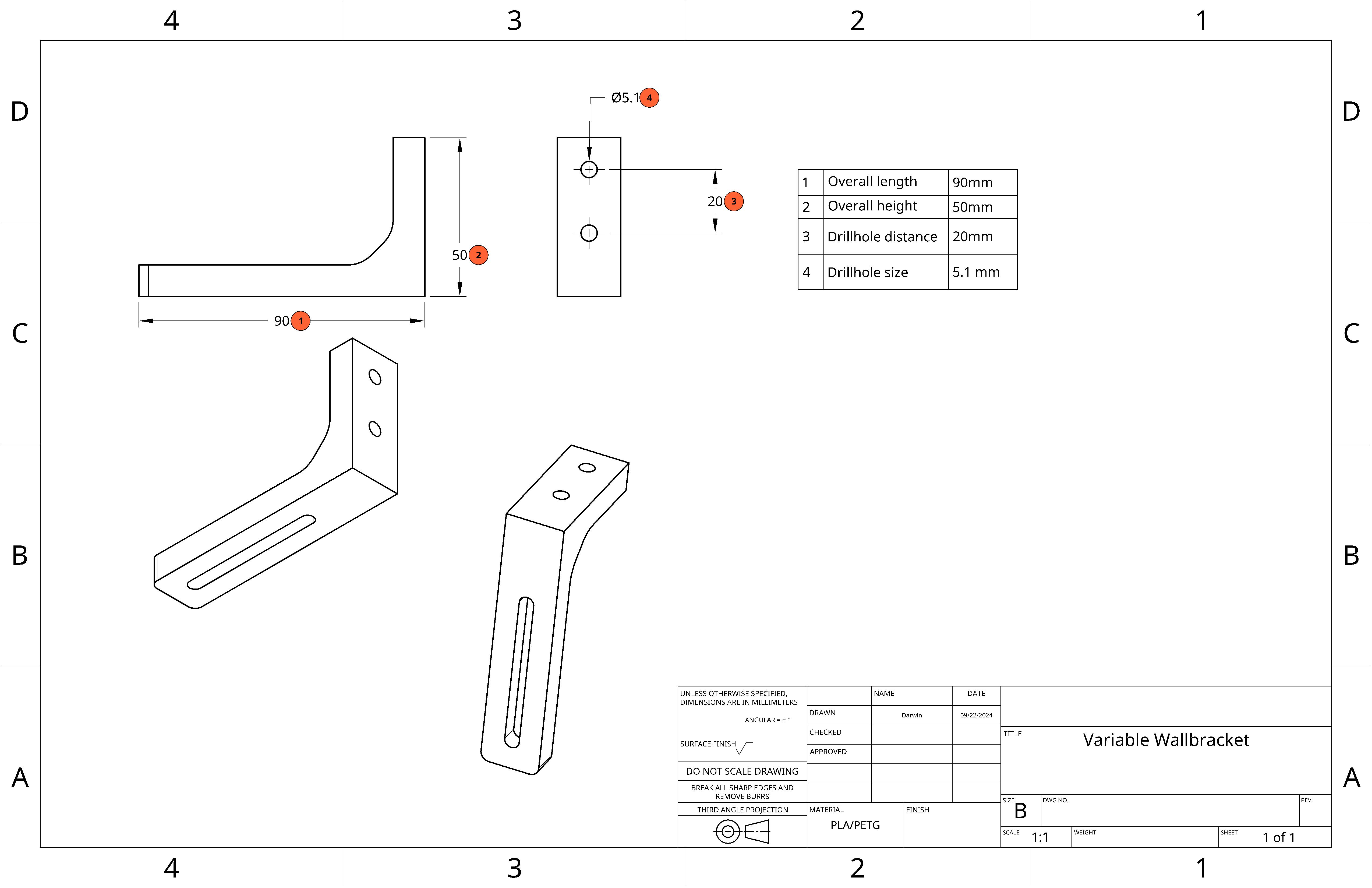 Variable Wallbracket — miniatura 2