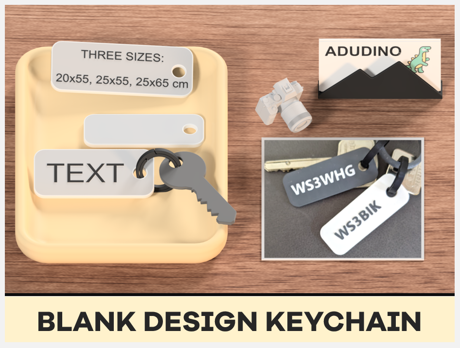 Blank Keychain (Keychain/Key Tag)