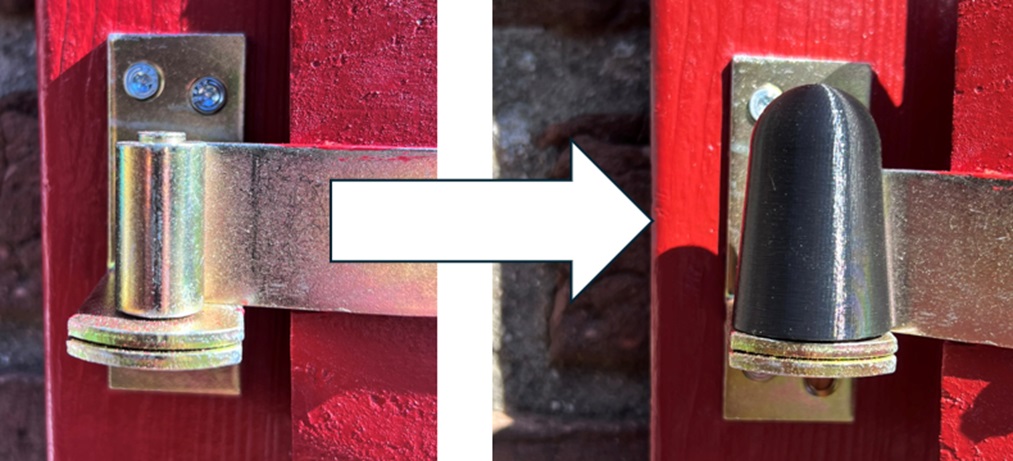 Hinge protective cover - Scharnier Schutzhülle