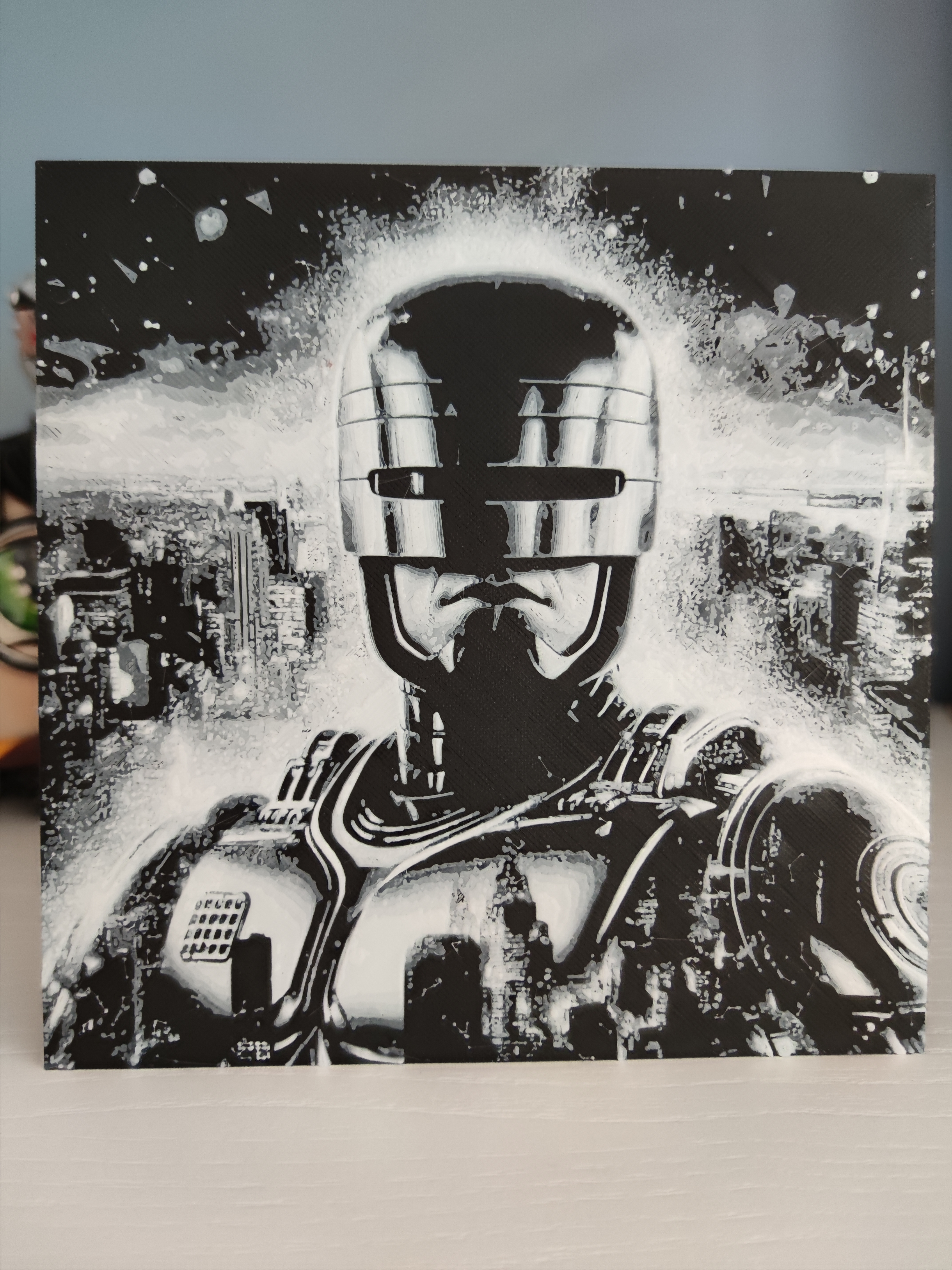 Robocop Face Hueforge