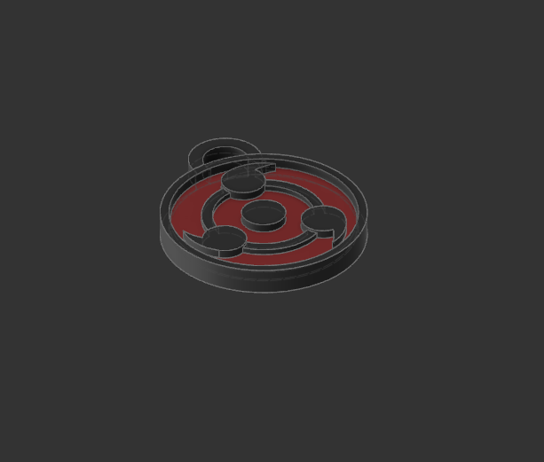 Naruto Sharingan Keyring — miniatura 3