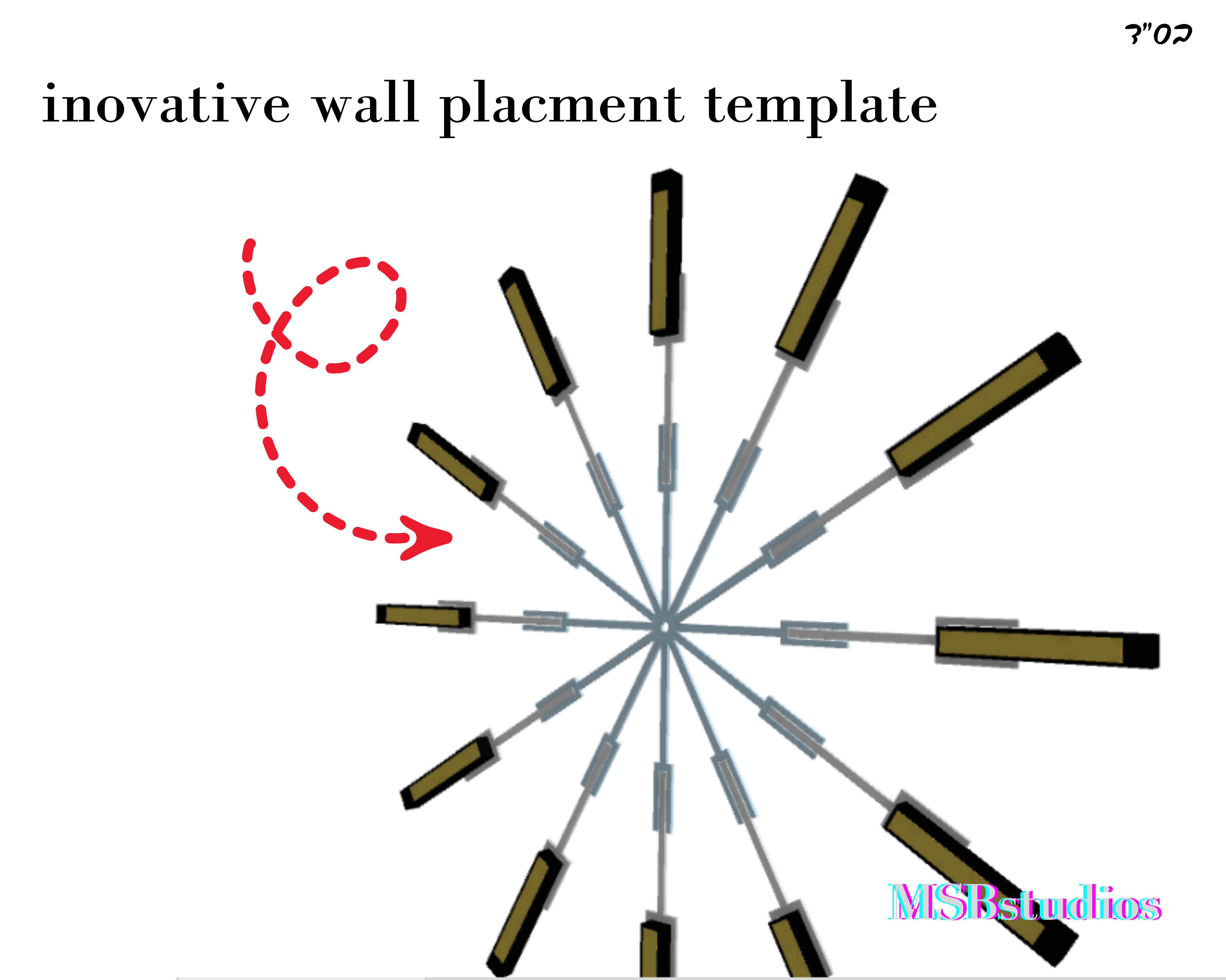 Miniatura 3 do modelo 3D modern wall clock