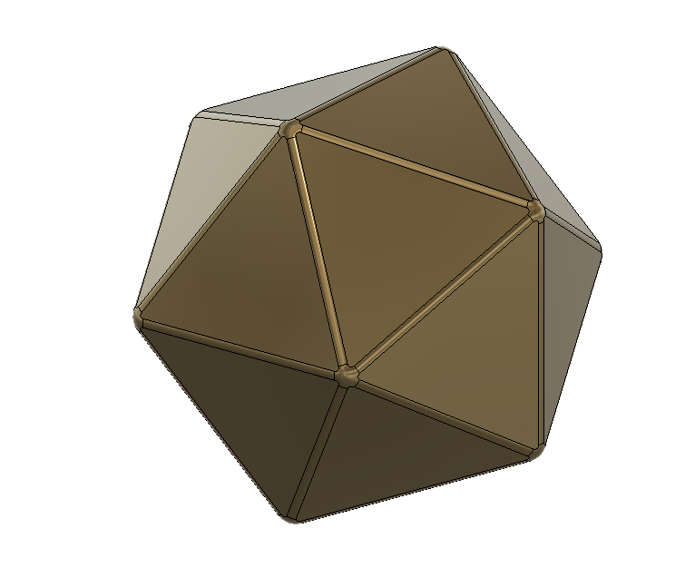 20 Sided Dice - Blank