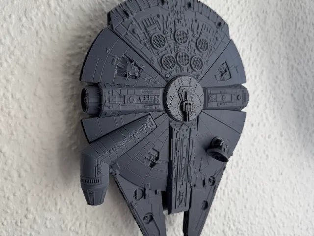 Wall mount for Fab365 Millennium Falcon