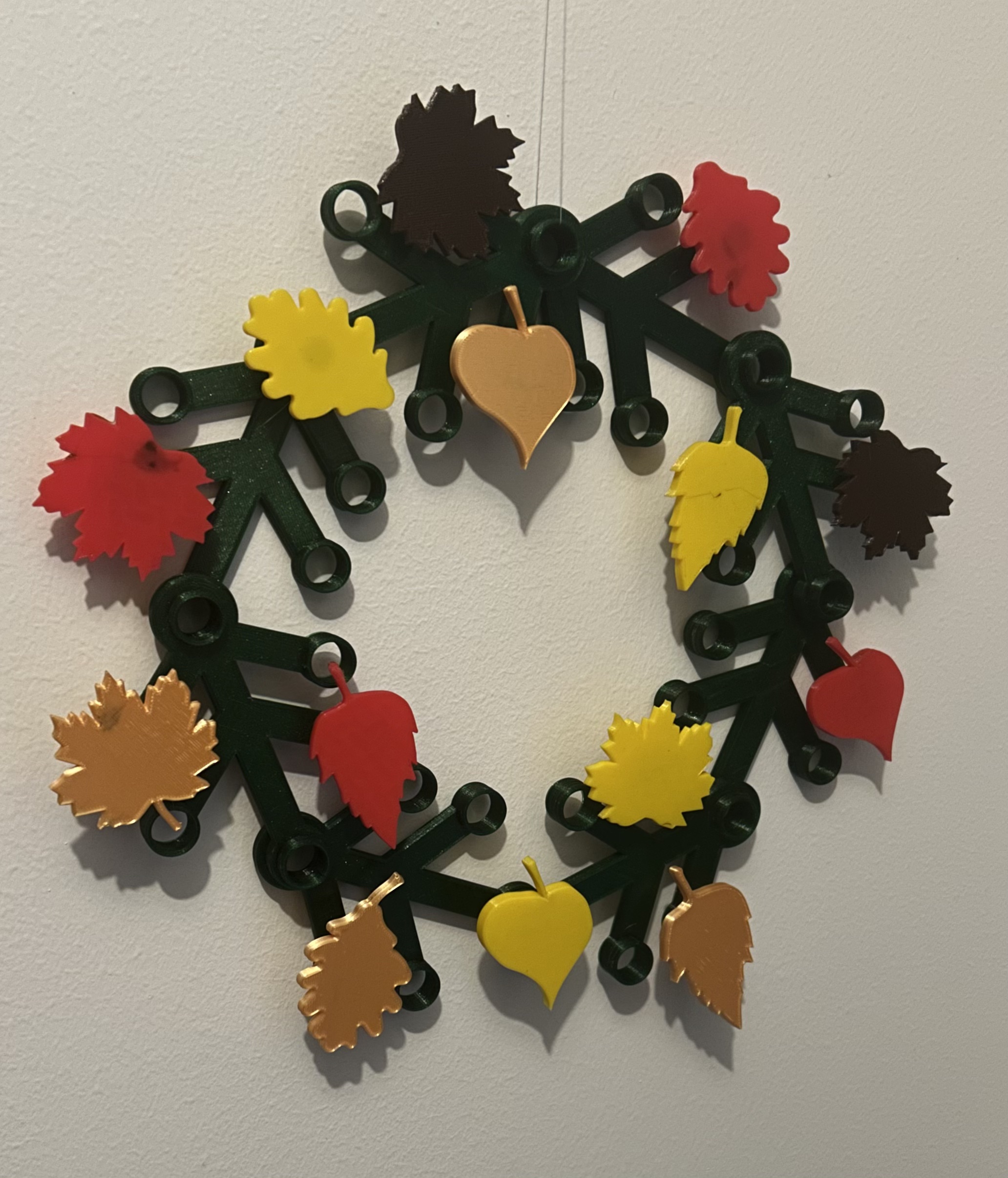 Giant Lego Wreath Leaf 2024