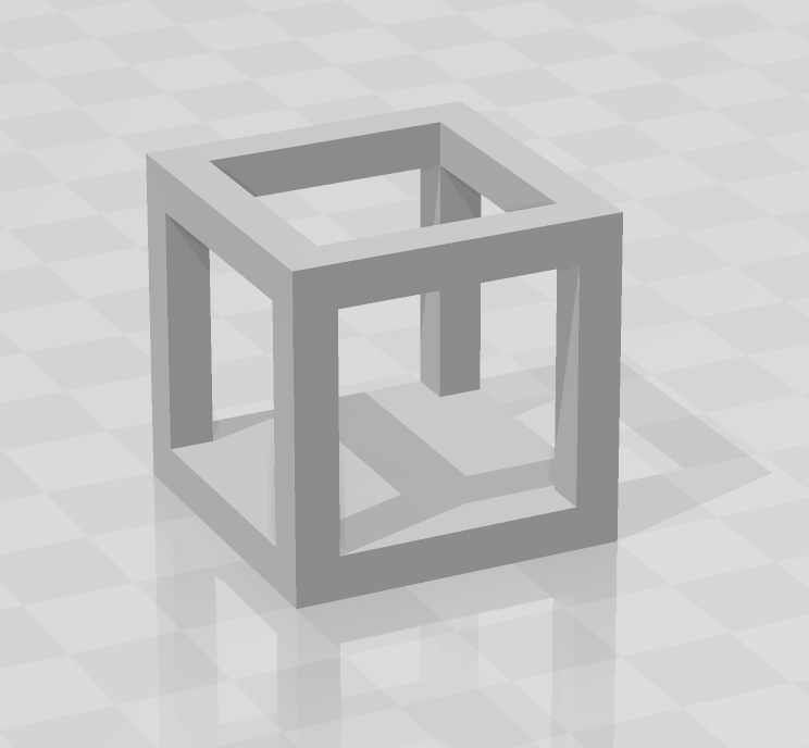 The empty cube