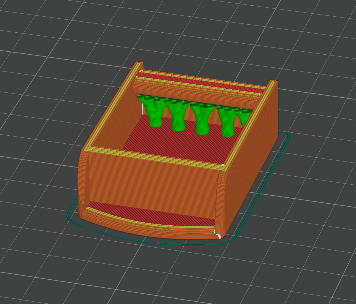 Miniatura 4 do modelo 3D Dremel tool case  hinge