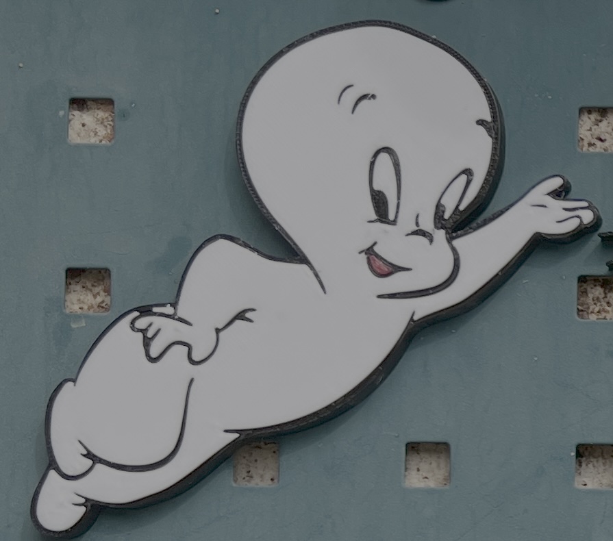 Casper the Friendly Ghost Halloween Magnet