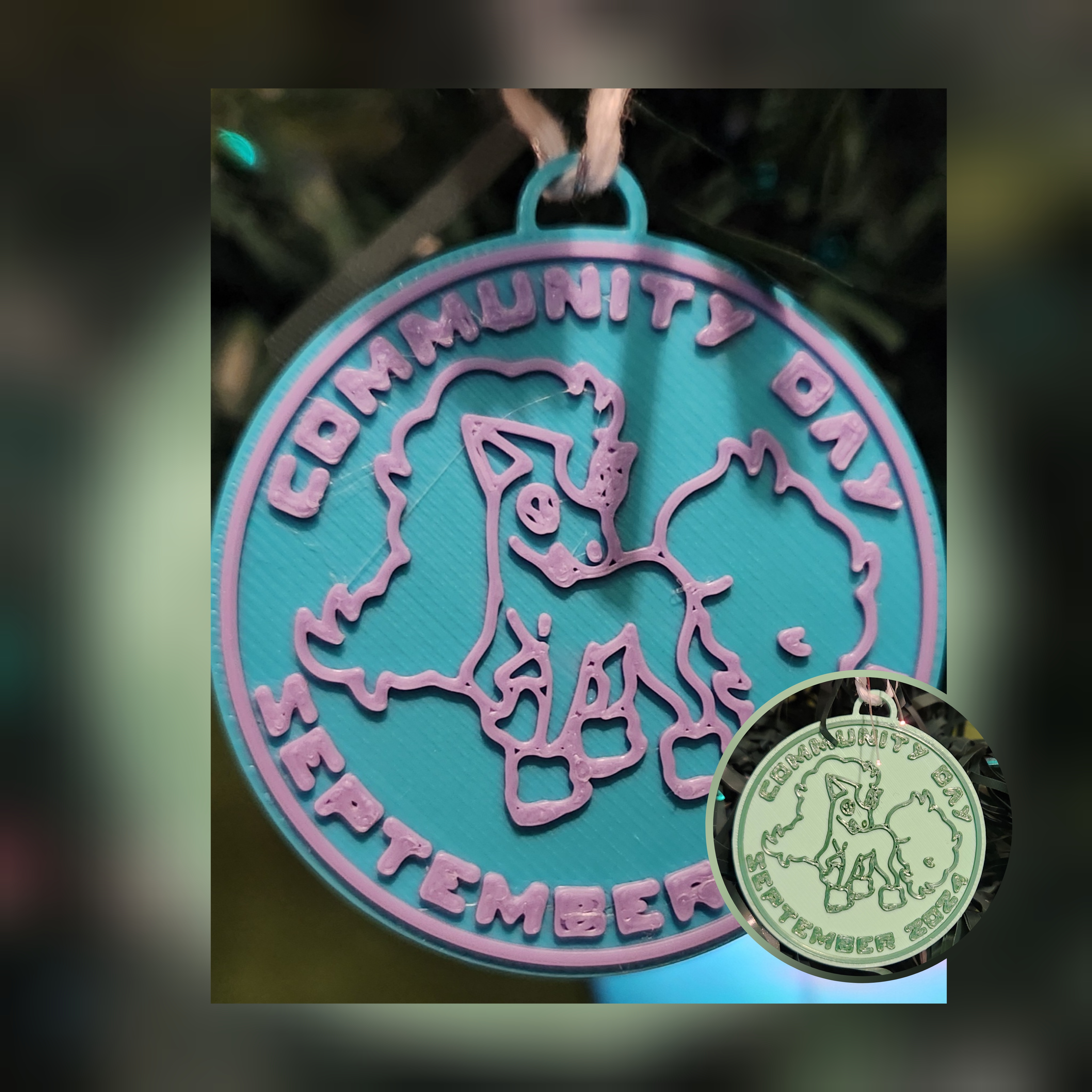 Pokemon Go Community Day #91 coin - Ponyta Ornament — thumbnail 2