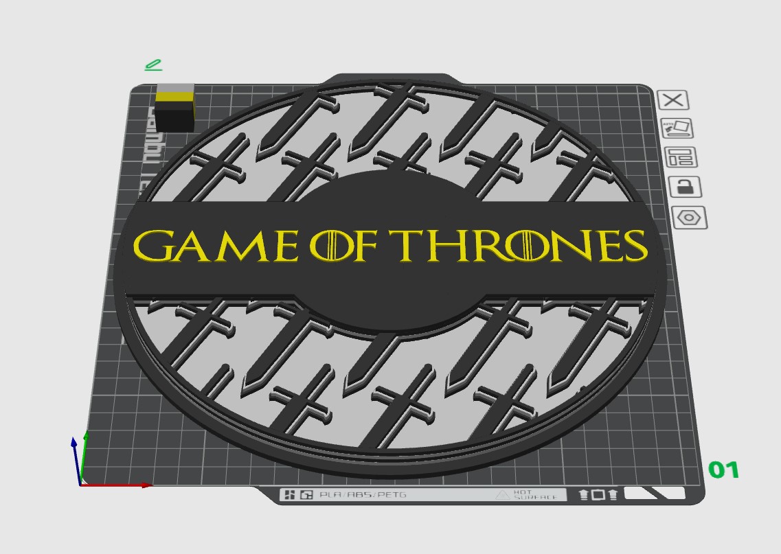 Multilayered Art - Game of Thrones Logo by 3D IN ARABIC | Download free ...
