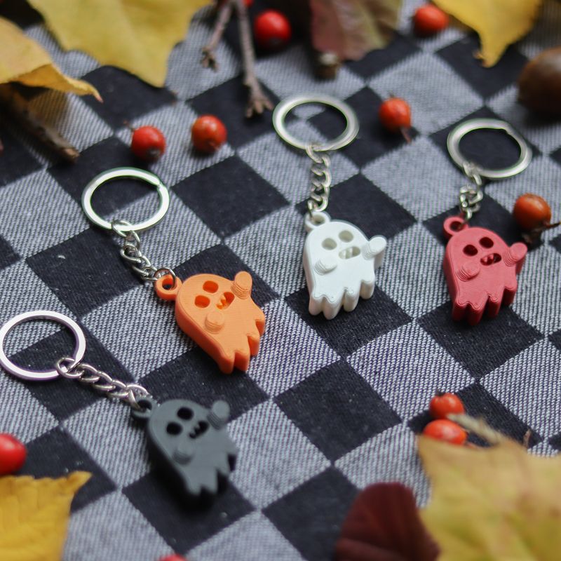 Zombie Ghost Keychain | Autumn Series | Halloween by Vic