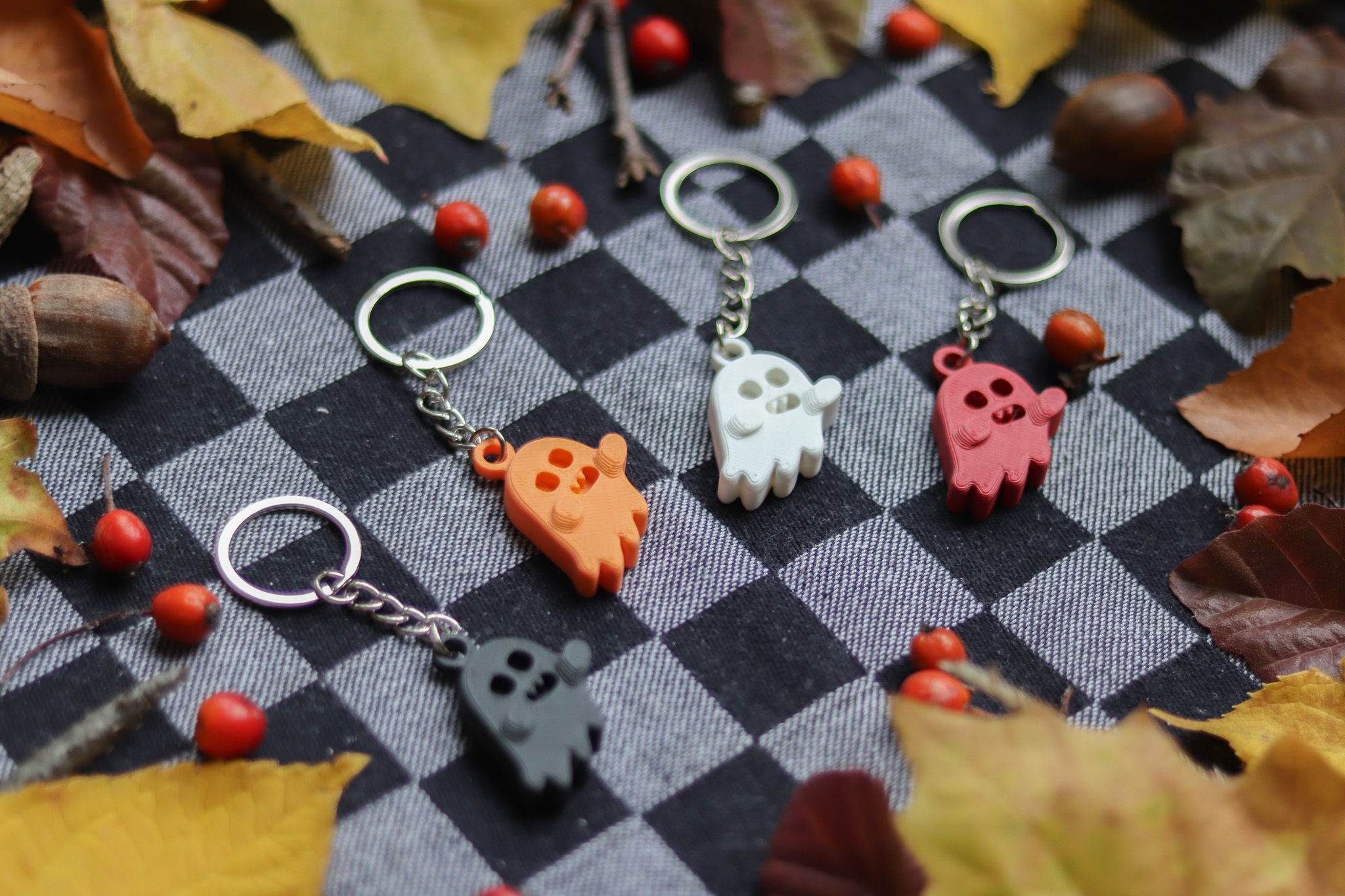 Zombie Ghost Keychain | Autumn Series | Halloween