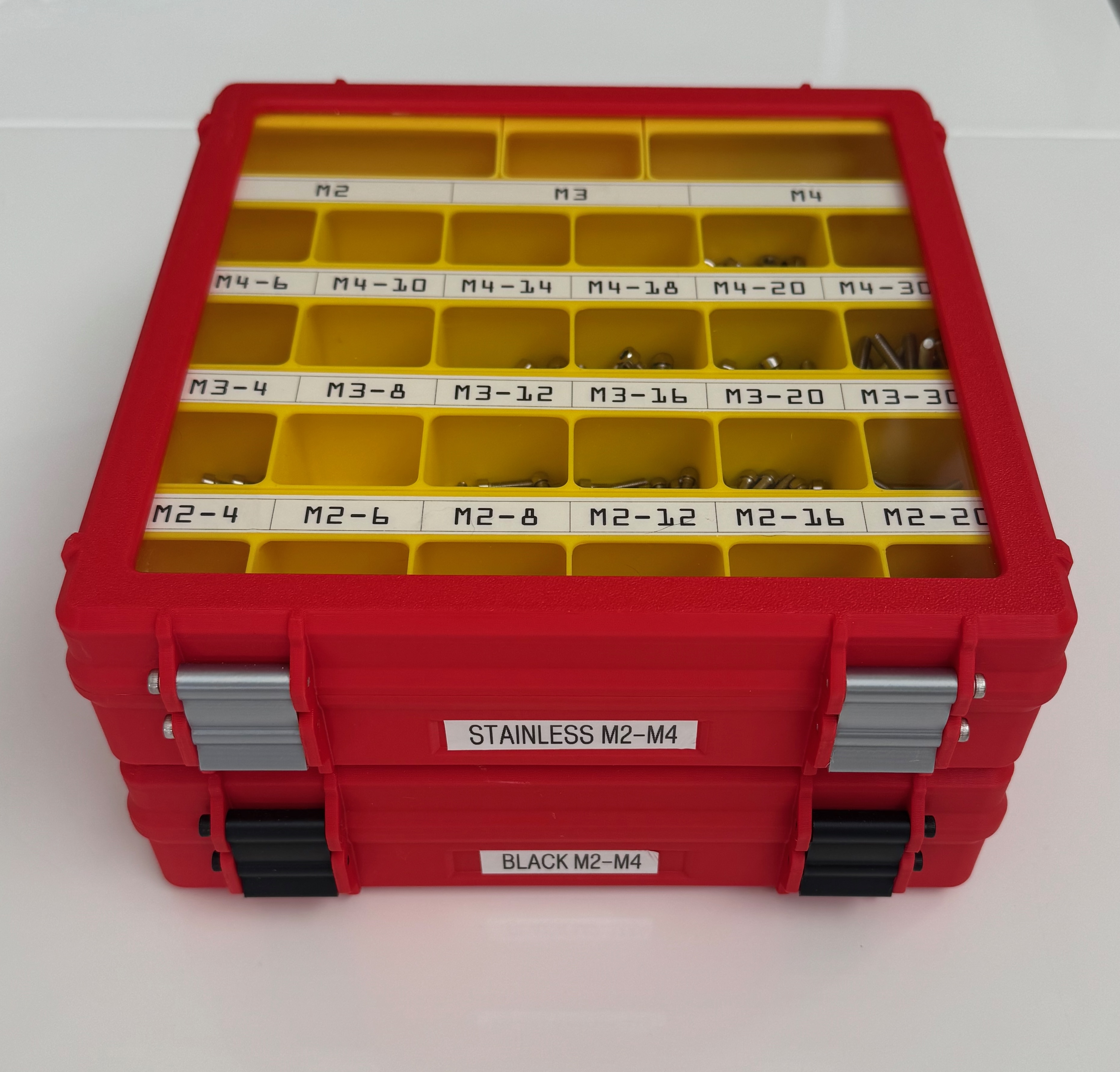 Miniatura 5 do modelo 3D Stackable Gridbox 5x5 for small parts