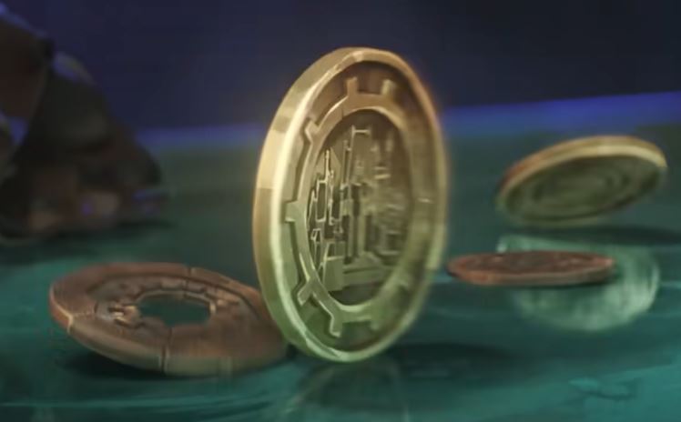 Zaun Copper and Gold Coins - Arcane League of Legends - FDM/MSLA