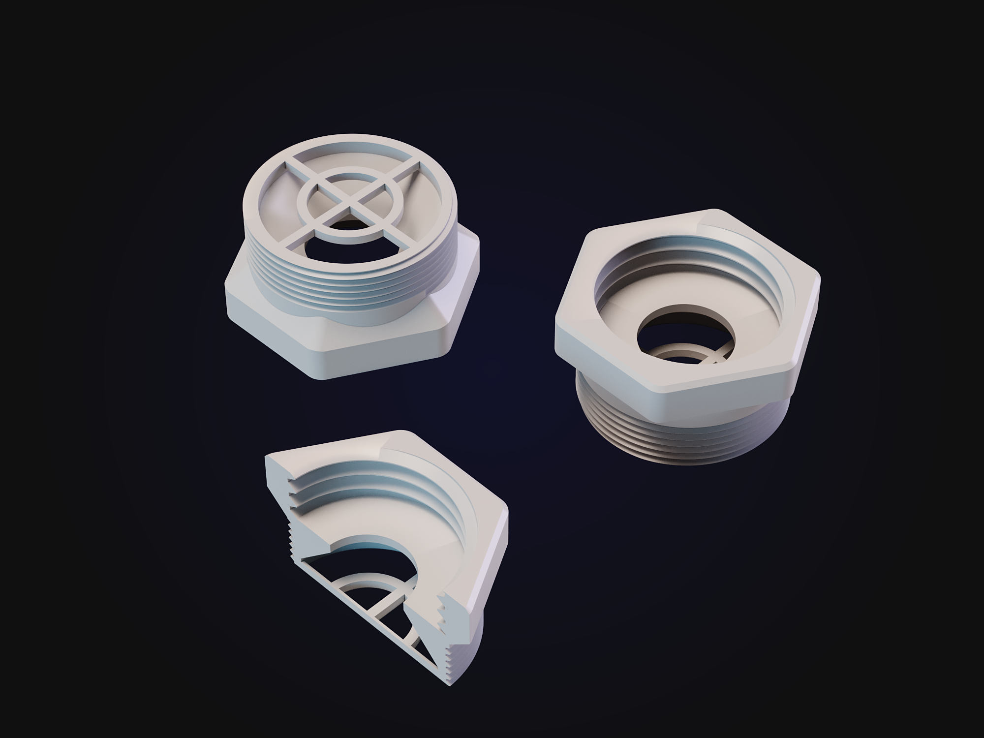 Plumbing adapter M20x2-M22x1