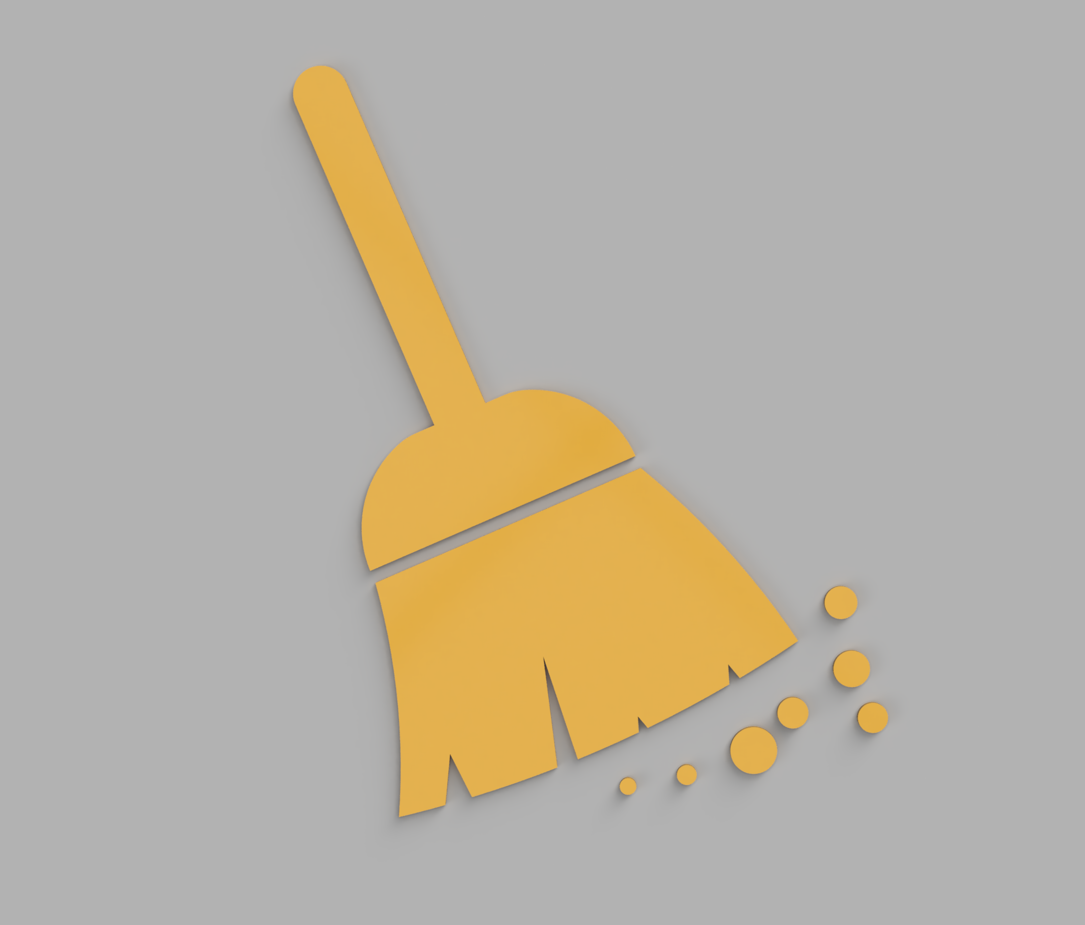 Broom ico/picture 3d mdoel