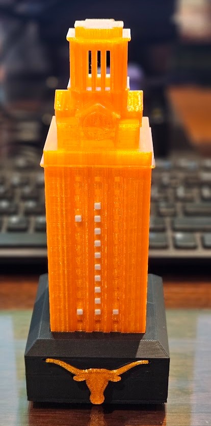 Lighted UT Tower Number 1