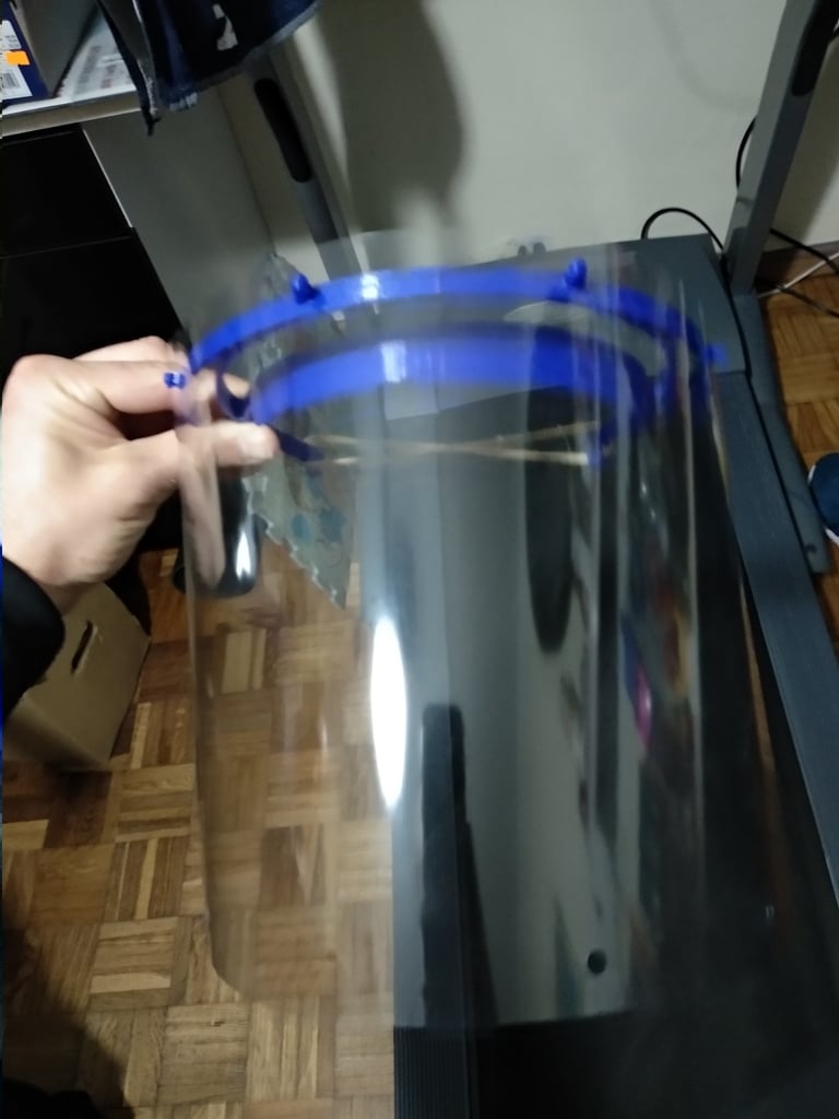 F**k COVID SHIELD MMP V11 by Bruno Horta gcode for ender3 1:33
